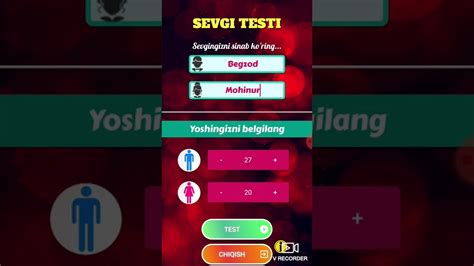 sevgi testi - YouTube