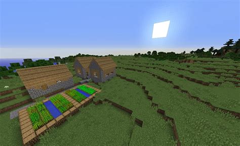 Plain with the Village Seed for Minecraft 1.17.1/1.16.5/1.15.2/1.14.4/1.13.2/1.12.2/1.11.2/1.10. ...