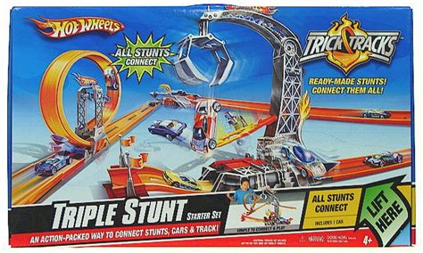 Hot Wheels Triple Stunt Starter Set Track Set Toy