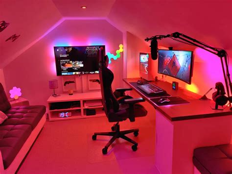 possibly a midlife crisis... but my kids love it. : battlestations | Sala de jogos de computador ...