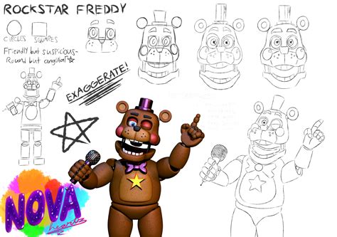 Stylizing Rockstar Freddy (WIP?) : r/fivenightsatfreddys