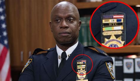 What Cpt. Holt's medals (TV's "Brooklyn 99") are awarded for in real life