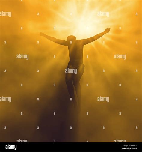 Jesus christ in heaven Stock Photo - Alamy