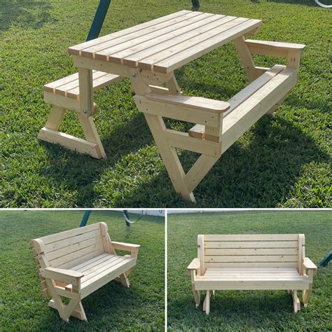Convertible Picnic Table / Park Bench | Etsy