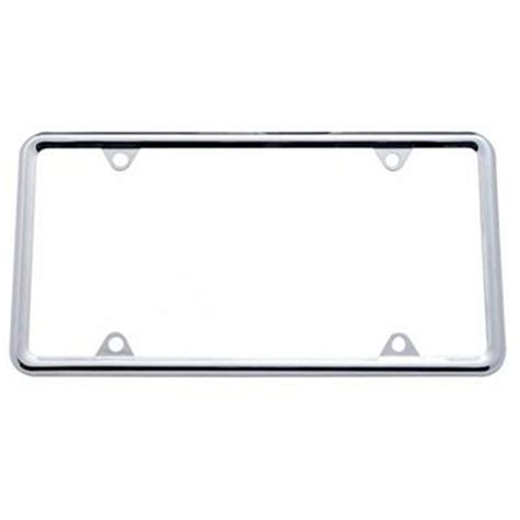 Chrome Slim License Plate Frame - Mike's Chrome Shop