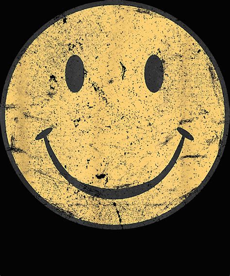 Vintage SMILE FACE 70x27s Vibe Yellow Smile boy Painting by Phillips Thomas | Fine Art America