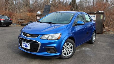 Blue Chevy Sonic Sedan