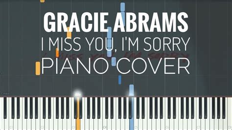 Gracie Abrams - I miss you, I'm sorry piano cover | instrumental Chords ...