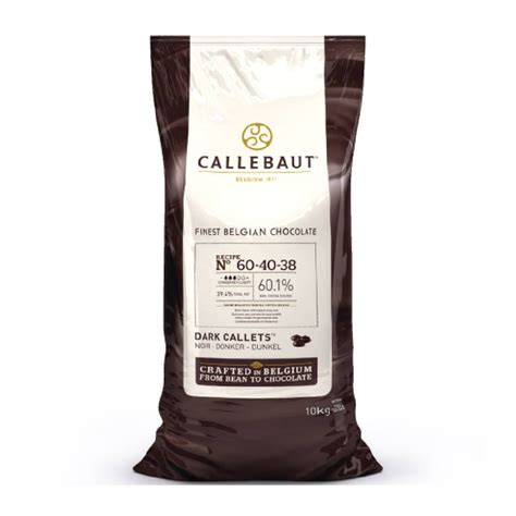 Barry Callebaut 60-40 Dark Chocolate 60.1% 10kg/22lb - Pastry Depot