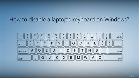 How to disable a laptop’s keyboard on Windows?