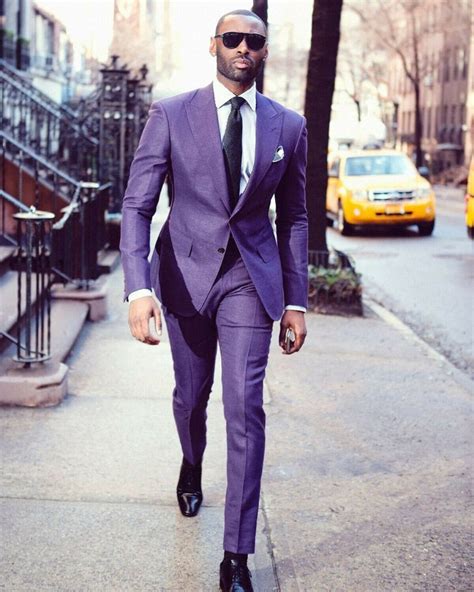 Men's Luxury Purple 2 Piece Linen Suit Slim Fit Two Button - Etsy