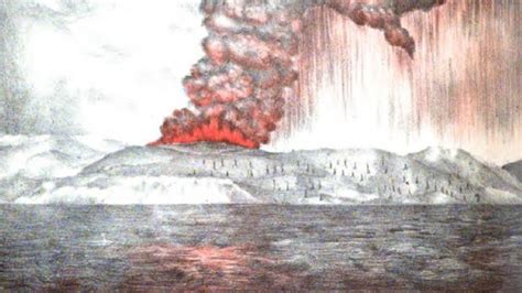 Before the tsunami that killed hundreds, Krakatoa’s massive eruption in ...