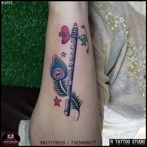 Top 68+ bansuri mor pankh tattoo super hot - in.cdgdbentre