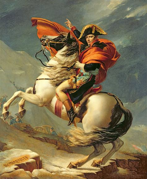 Napoleon Crossing the Alps posters & prints by Jacques Louis David