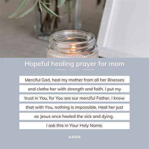 Hopeful healing prayer for mom – AvePray