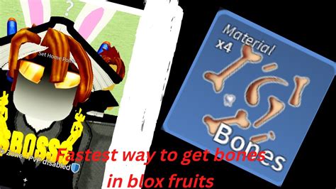 Fastest way to get bones| Blox Fruits - YouTube