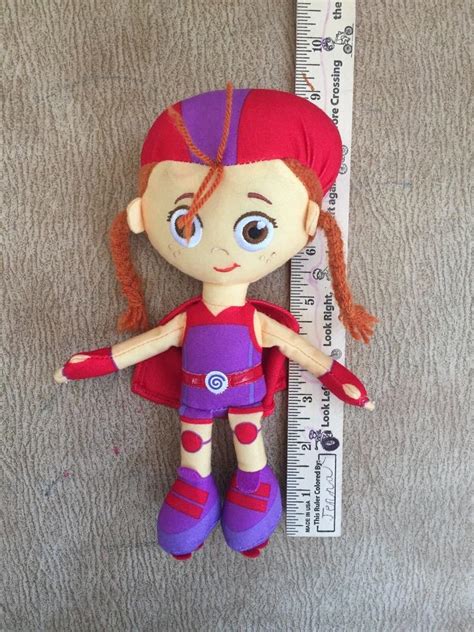 Super Why Wonder Red Plush Girl Doll PBS Super Hero 2008 Learning Curve HTF GUC | #1899661607