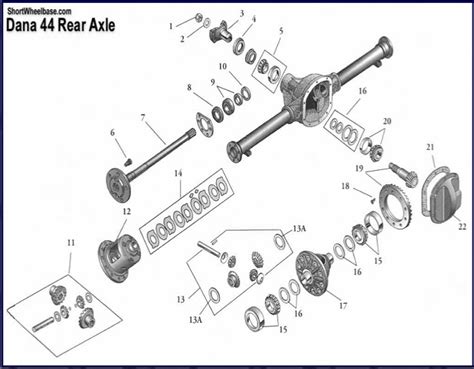 Rebuilt Dana Differential Exchange.