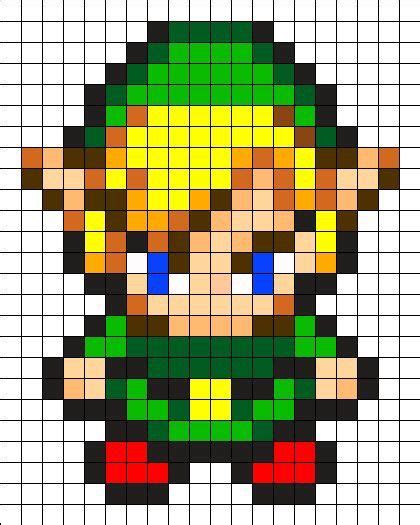 Pin by Leta wesley on :3 | Zelda crafts, Pixel art grid, Zelda quilt