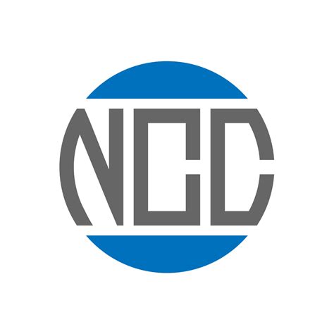 NCC letter logo design on white background. NCC creative initials ...