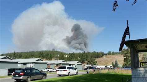 2 fires in Spokane area destroy homes, force evacuations | KATU