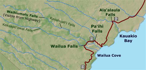 Wailua Falls Photos, Map & Directions