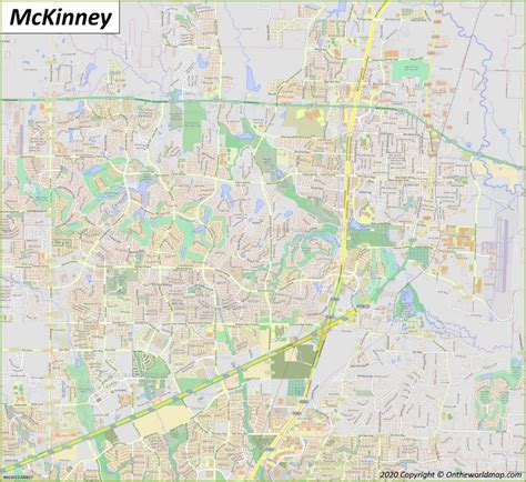 McKinney Map | Texas, U.S. | Discover McKinney with Detailed Maps