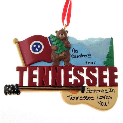 State Christmas tree ornaments | Tennessee Ornament Personalized ...