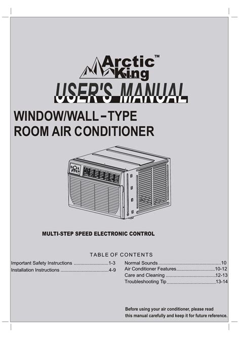 Midea Air Conditioning Manual