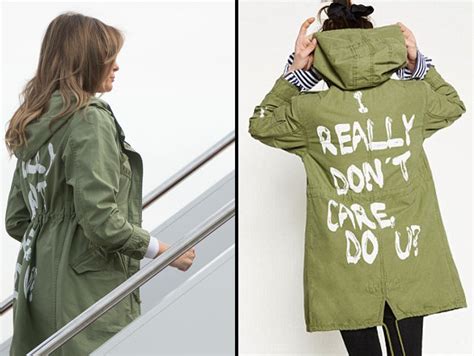 Melania Trump Wears Tone-Deaf 'I Really Don't Care' Jacket During ...