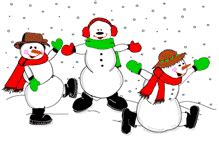 Free Snowman Animations - Animated Snowmen - Clipart