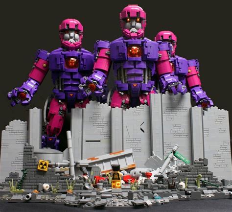 My take on Sentinels from the X-Men universe | Lego projects, Lego custom minifigures, Lego pictures