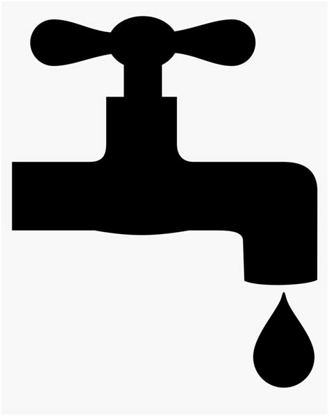 Tap Computer Icons Plumbing Sink - Water Tap Icon Png, Transparent Png - kindpng