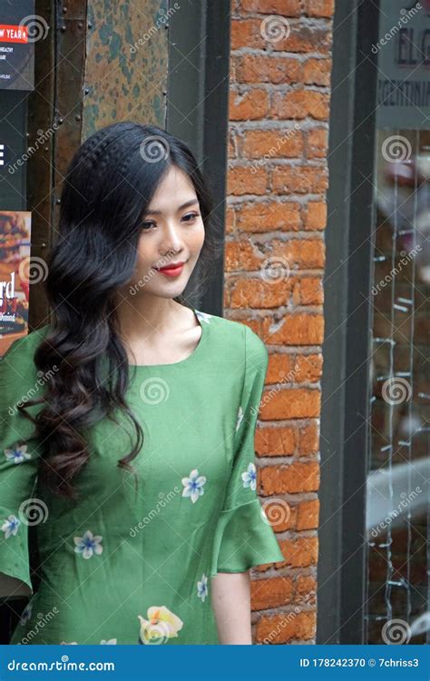 Hanoi, Vietnam, Circa January 2020: Beautiful Girl Doing Outdoor Photos Editorial Image - Image ...