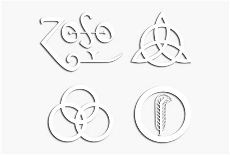 Symbols Led Zeppelin Logo, HD Png Download , Transparent Png Image - PNGitem