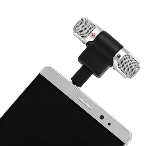 Mini 3.5mm Microphone Stereo Mic For Recording Mobile Phone Studio Interview Microphone For ...