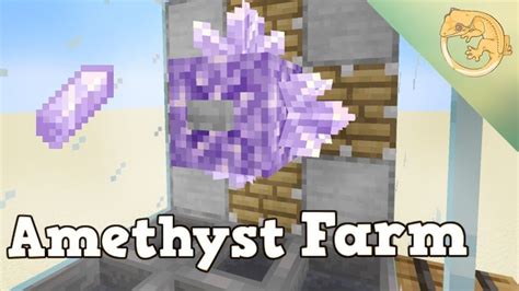 Automatic Amethyst Geode farm for Minecraft 1.19 in 2022 | Amethyst ...