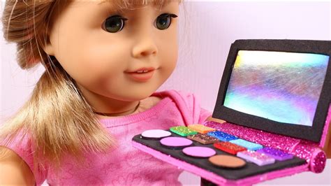 DIY AG American Girl Doll Makeup - YouTube