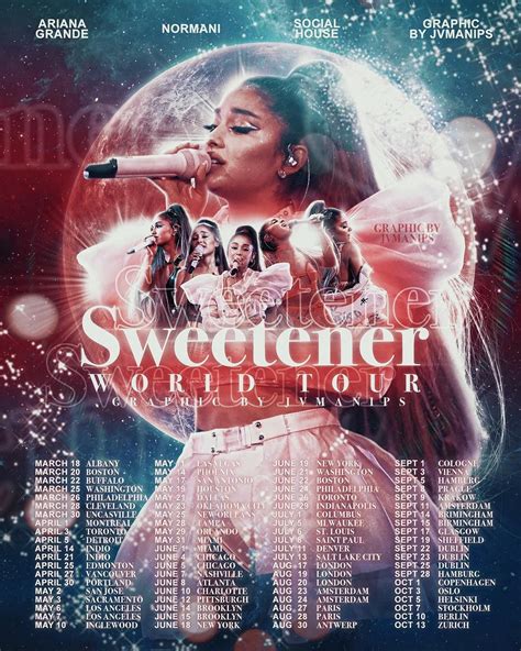 julia | FAN ACCOUNT on Instagram: “Sweetener World Tour Poster Please ...