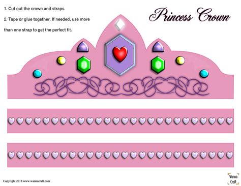 Disney Princess Crowns Printable