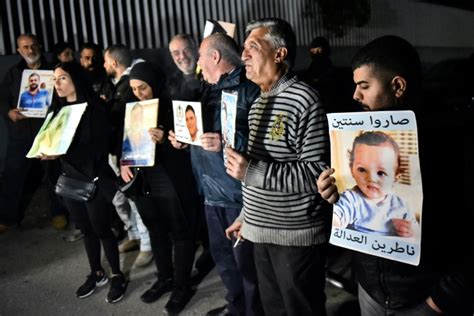 Beirut blast victims' relatives rally for embattled probe judge - Iraqi ...