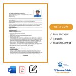 Best Mechanical Engineer Resume For Job in Canada 2023 (MS Word Editable Format) - CV Resume Builder