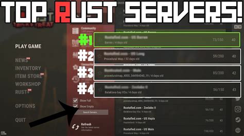 Top Rust Servers! (2021) - YouTube