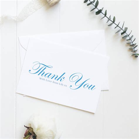 Thank You With Love Cards Pack Of Five By Gorgeous Creations | notonthehighstreet.com