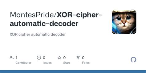GitHub - MontesPride/XOR-cipher-automatic-decoder: XOR cipher automatic ...