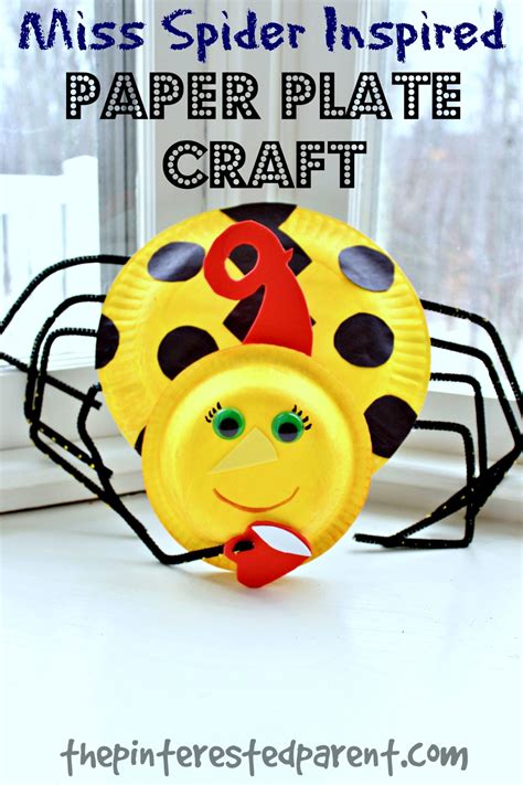 Paper Plate Miss Spider Craft – The Pinterested Parent