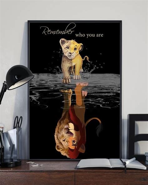 (cv1126) LHD Lion King poster - Remember who you are v2