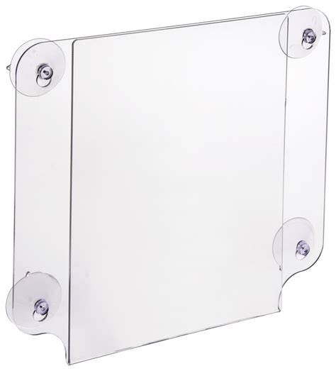 8.5 x 11 Window Sign Holder with Suction Cups, Double-sided - Clear $16.37 | Window signs, Sign ...