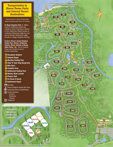 Disney Campground Map