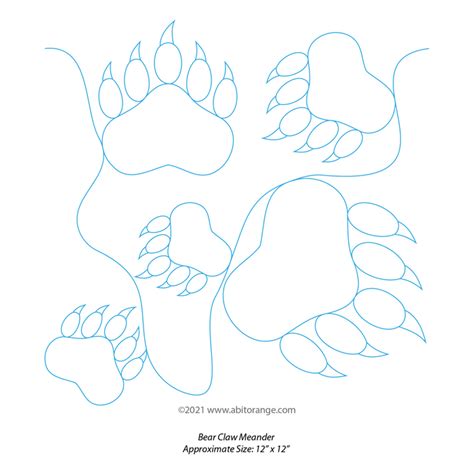 Bear Claw SET (4 Designs) — A Bit Orange